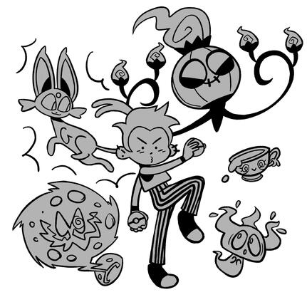 "Westley" Expression sketches