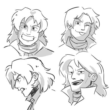 &quot;Westley&quot; Expression sketches